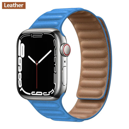 Apple Watch Leather Band - Premium Magnetic Loop Strap BandsCo Straps