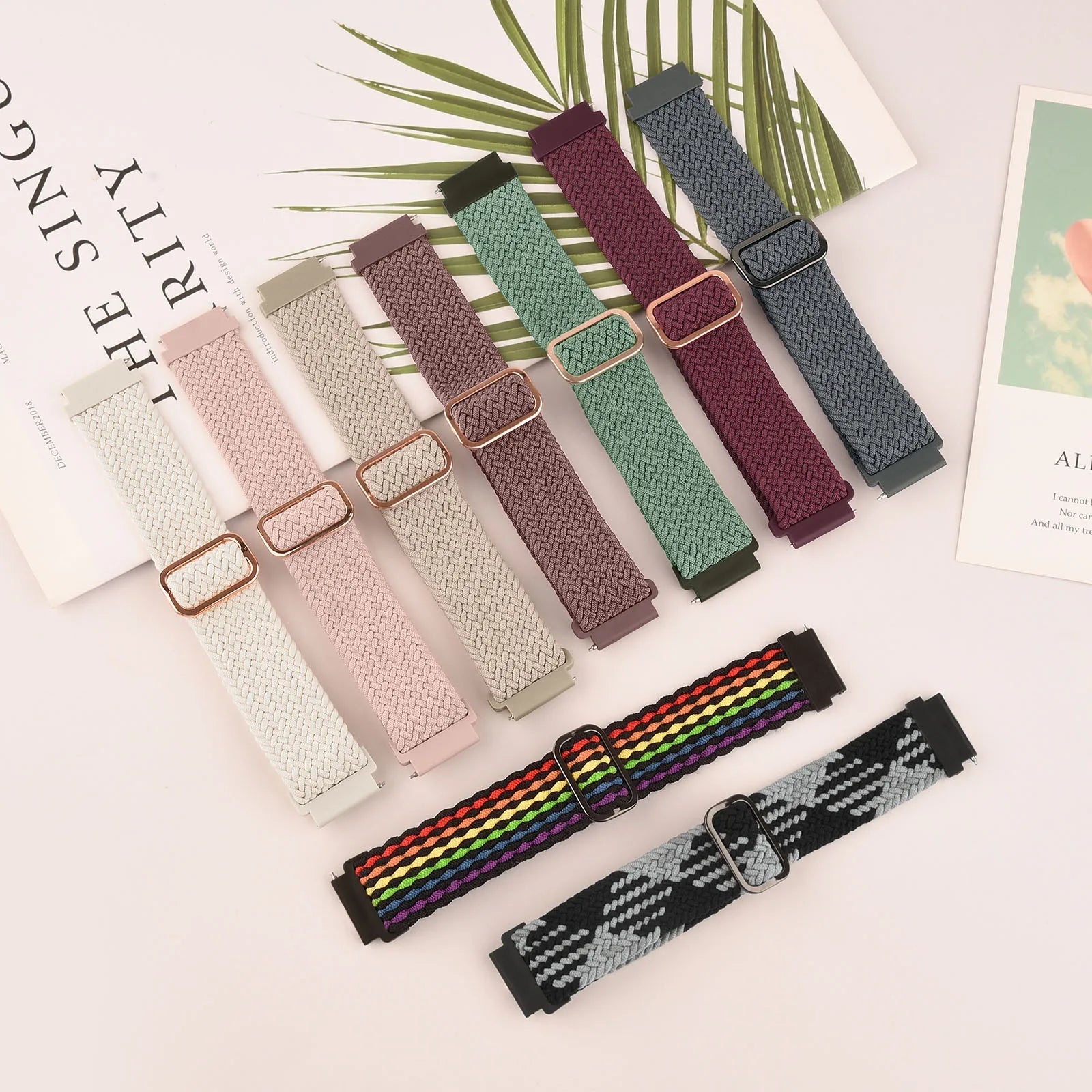 Elastic Nylon Fitbit Versa & Sense Bands BandsCo Straps