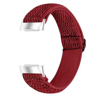 Fitbit Charge 6 5 Nylon Strap - Elastic Sport Fabric Design BandsCo Straps
