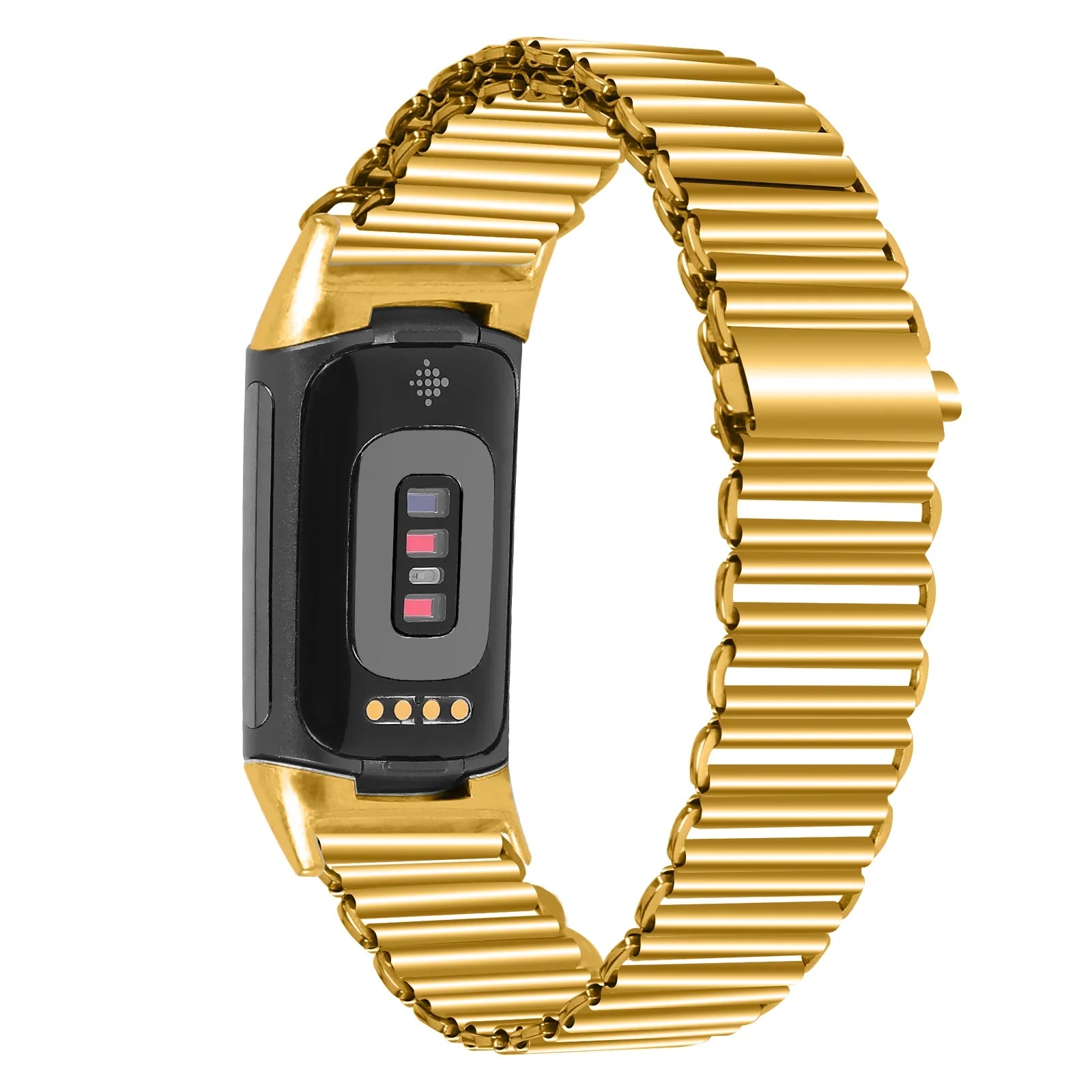 Fitbit Charge 5 6 Stainless Steel Strap - Modern Design BandsCo Straps