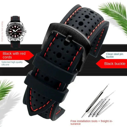 Suunto Silicone Band - Breathable Patterned Design BandsCo Straps