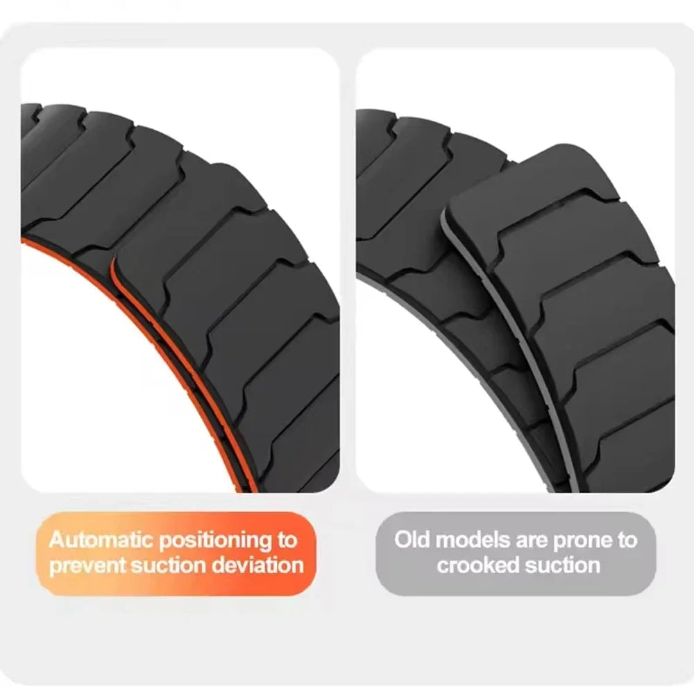 Polar Magnetic Silicone Watch Band - Unisex Sports Strap BandsCo Straps