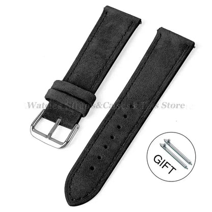 COROS Suede Leather Watch Band for COROS Smartwatch Unisex Comfort Strap BandsCo Straps