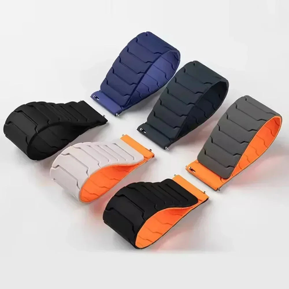 Polar Magnetic Silicone Watch Band - Unisex Sports Strap BandsCo Straps