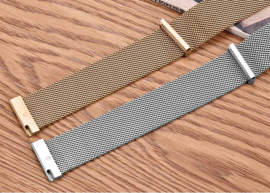 Suunto Stainless Steel Mesh Band - Magnetic Closure, Stylish BandsCo Straps