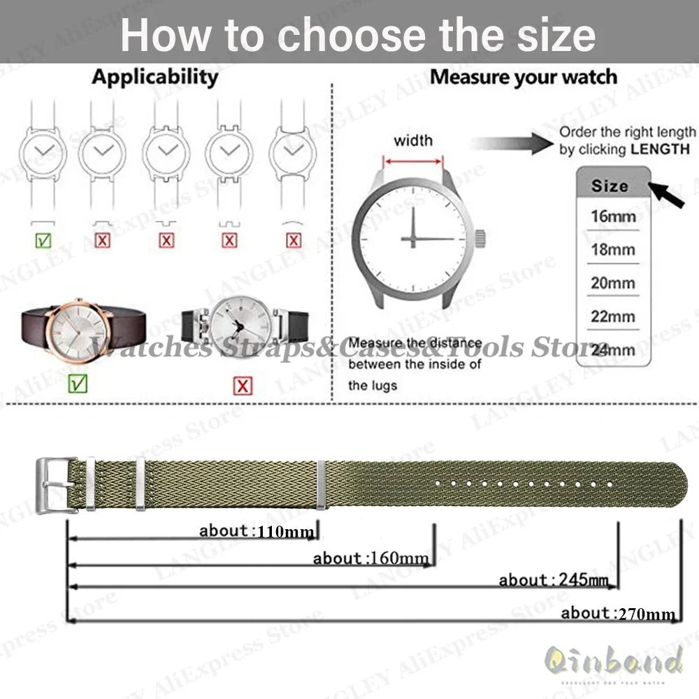 COROS Nylon Military Band - Premium Durable Watch Strap for COROS Smartwatch BandsCo Straps