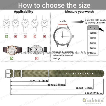 COROS Nylon Military Band - Premium Durable Watch Strap for COROS Smartwatch BandsCo Straps