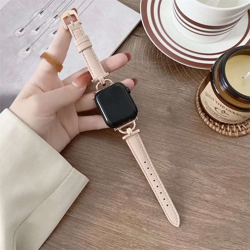 Apple Watch Genuine Leather Strap - Classic Durable Design BandsCo Straps