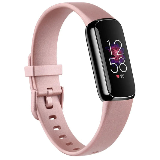 Fitbit Luxe Silicone Band - Soft Waterproof Comfortable Strap BandsCo Straps