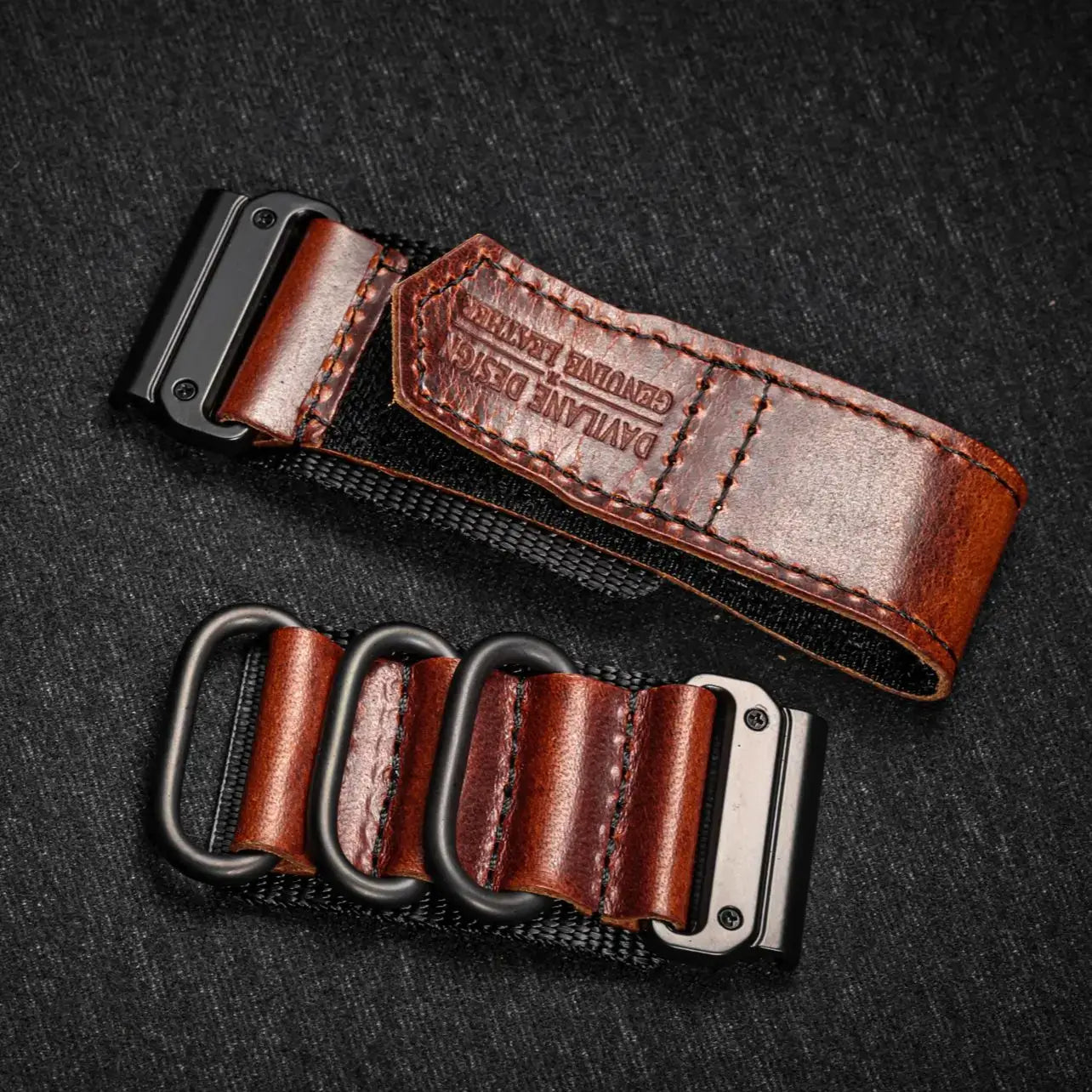 Genuine Leather Garmin Watch Strap - QuickFit Stylish Band BandsCo Straps