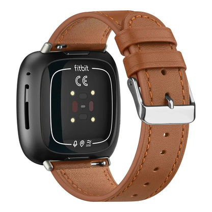 Fitbit Versa & Sense Leather Band - Stylish Durable Design BandsCo Straps
