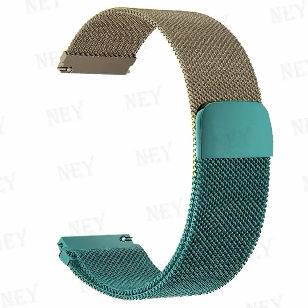 Amazfit Milanese Loop Band Stainless Steel Smartwatch Strap Metal Bracelet BandsCo Straps