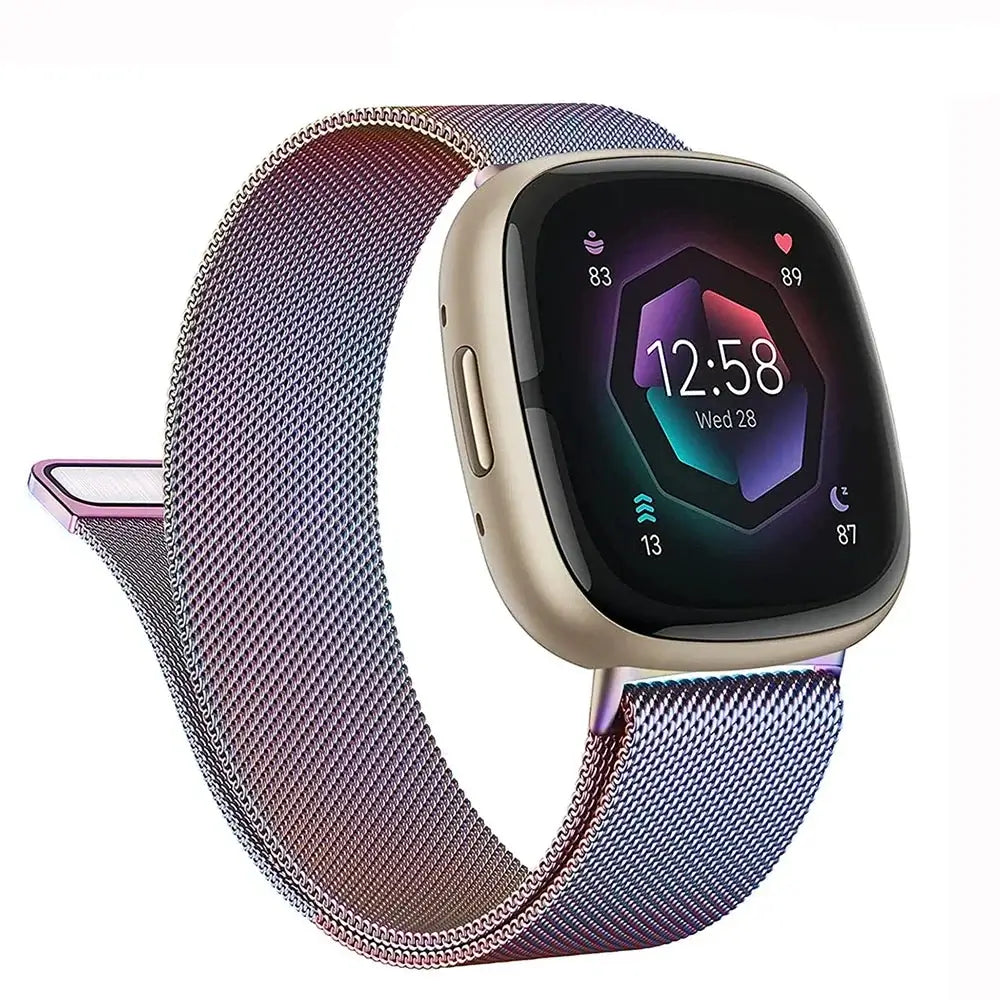 Fitbit Versa & Sense Magnetic Steel Band - Elegant Design BandsCo Straps