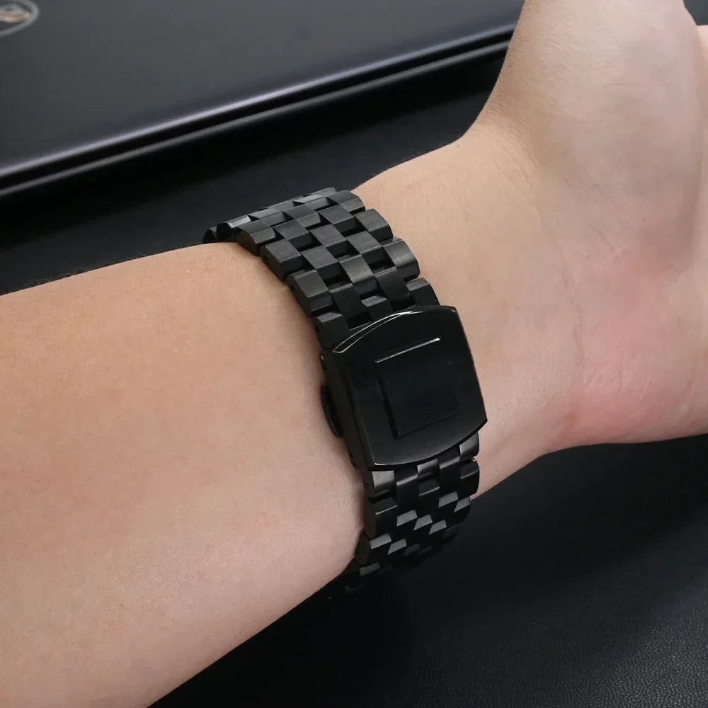 Garmin Stainless Steel Strap - Durable Elegant Bracelet BandsCo Straps