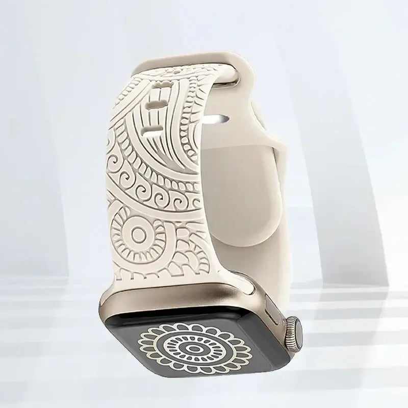 Apple Watch Silicone Strap - Stylish, Engraved Design BandsCo Straps