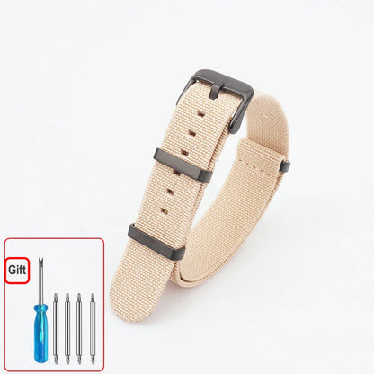 COROS Elastic Nylon Watch Band - Washable Waterproof Strap For Outdoors BandsCo Straps