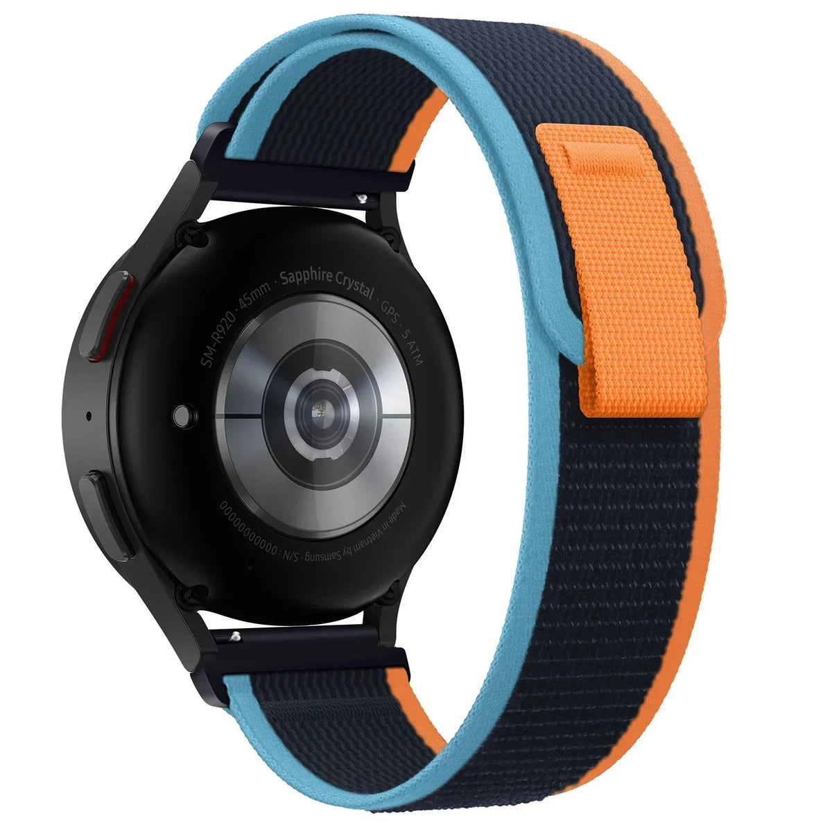 Polar Nylon Trail Loop Watch Band with Pull Tab BandsCo Straps