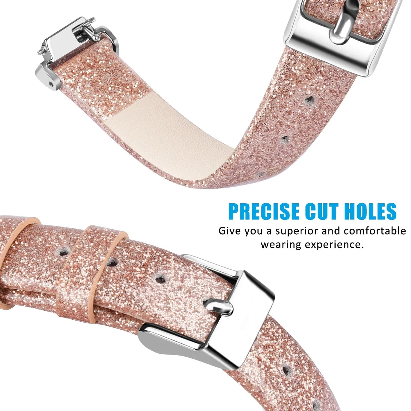 Fitbit Inspire 2, 1, HR Leather Strap - Premium Comfortable Band BandsCo Straps