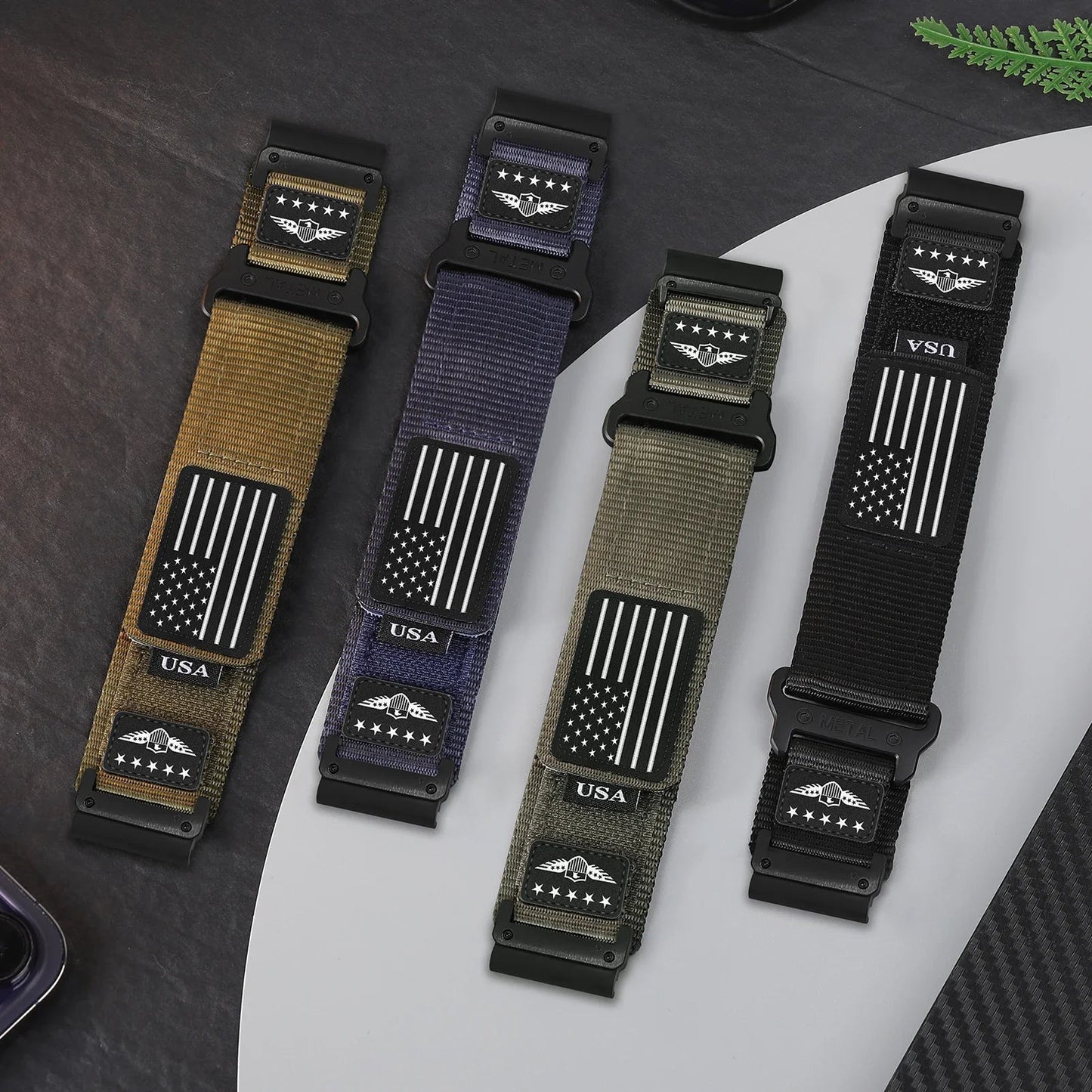 Garmin Trail Loop Nylon Strap - Tactical and Breathable Band BandsCo Straps