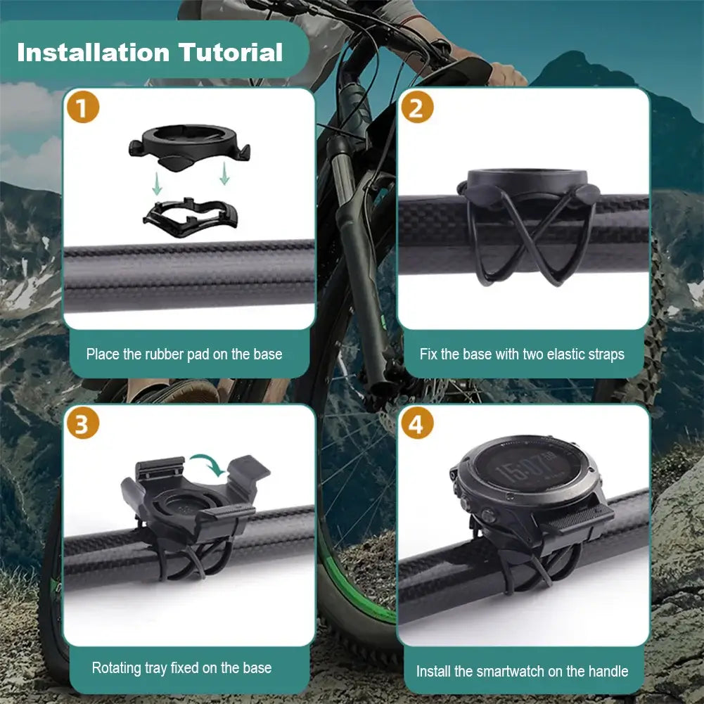 Garmin Smartwatch Bike Mount - Durable and Stylish Accessory BandsCo Straps