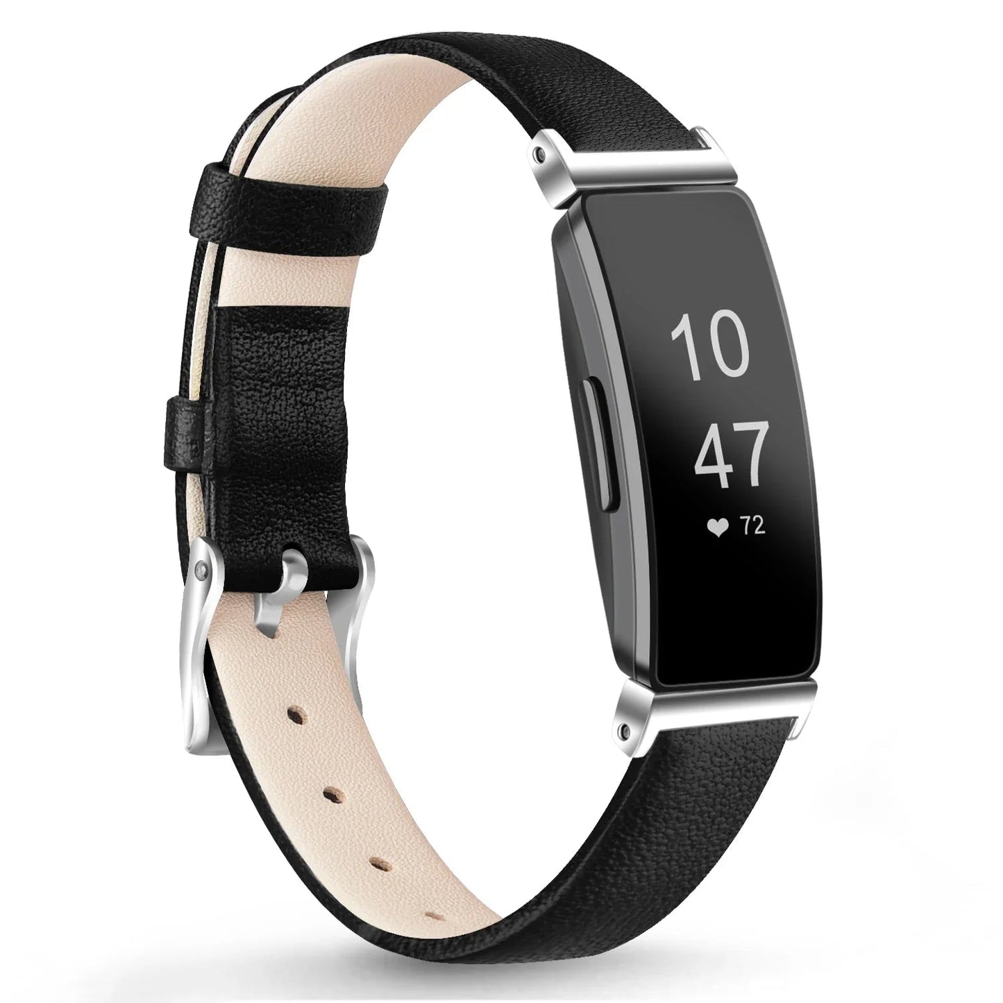 Fitbit Inspire 2, 1, HR Leather Strap - Premium Comfortable Band BandsCo Straps