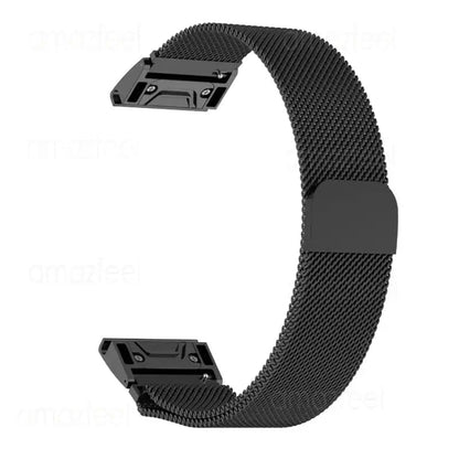 Garmin Stainless Steel Magnetic Strap - Durable QuickFit Band BandsCo Straps