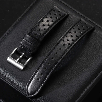 Amazfit Leather Band for Smartwatch - Vintage Calfskin Breathable Strap BandsCo Straps