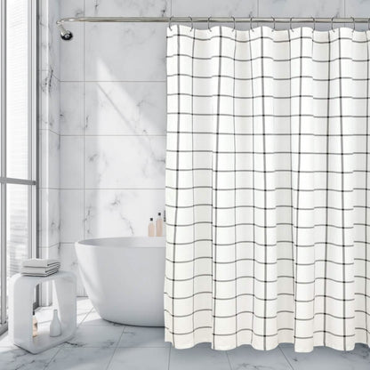 Royale Linens Double Brushed Microfber 1800 Thread Printed Shower Curtain DailySale