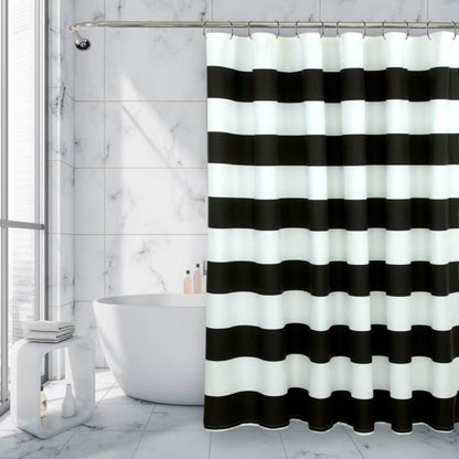 Royale Linens Double Brushed Microfber 1800 Thread Printed Shower Curtain DailySale