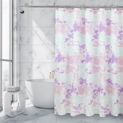 Royale Linens Double Brushed Microfber 1800 Thread Printed Shower Curtain DailySale