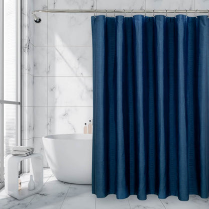 Royale Linens Double Brushed Microfber 1800 Thread Printed Shower Curtain DailySale
