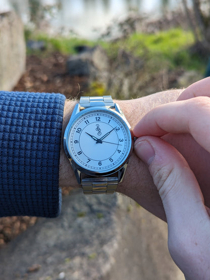 Silver Classic Watch The Beyond Boring Watch Company