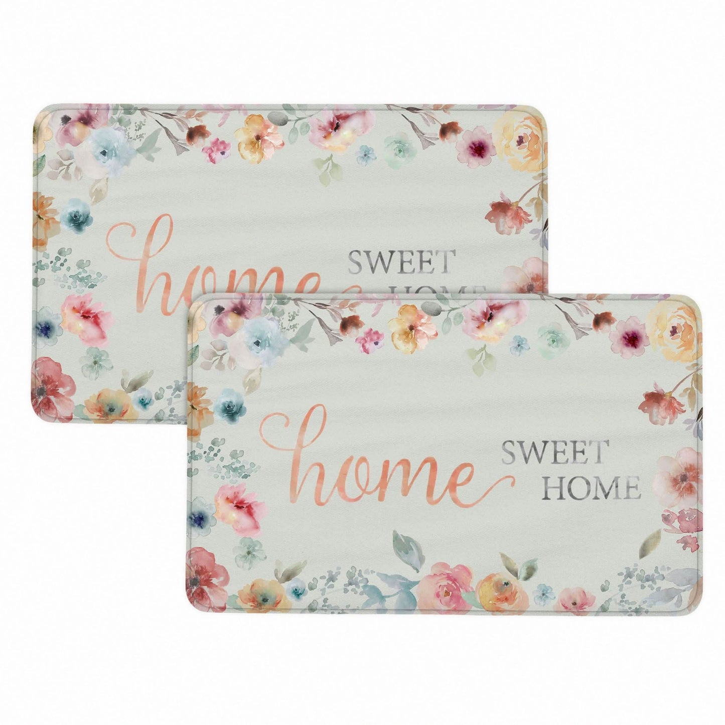 Bibb Home 1-2 Pack Anti Fatigue Cushioned Kitchen Mats DailySale