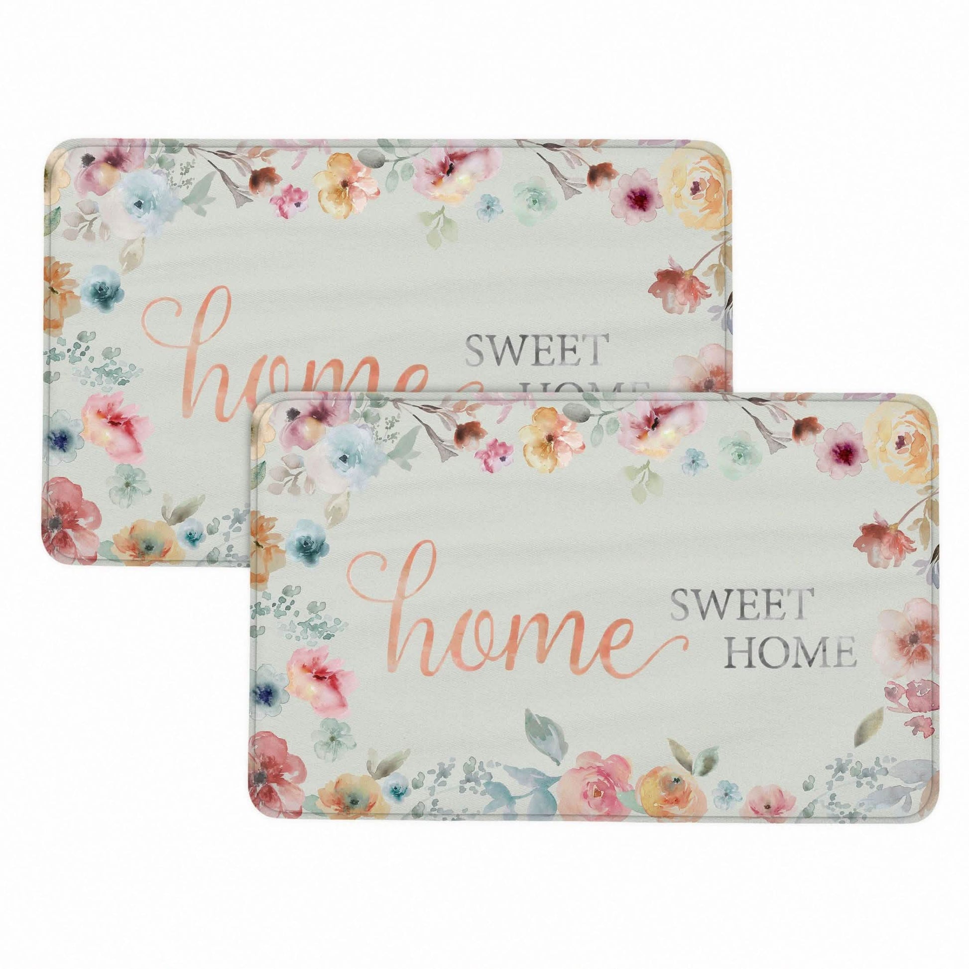 Bibb Home 1-2 Pack Anti Fatigue Cushioned Kitchen Mats DailySale