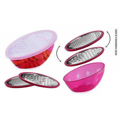 5-Piece: Cheese Grater Citrus Lemon Zester With Food Storage Container & Lid DailySale