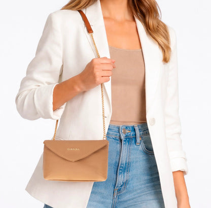 Carrera Lunera Women’s Leather Bag – Floater Leather Women’s Shoulder & Crossbody Bag with Chain Strap for Everyday Elegance | Minimal & Handcrafted Mizuri Leather