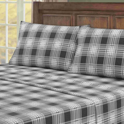 4-Piece: Kathy Ireland 100% Turkish Cotton Flannel Sheet Set DailySale