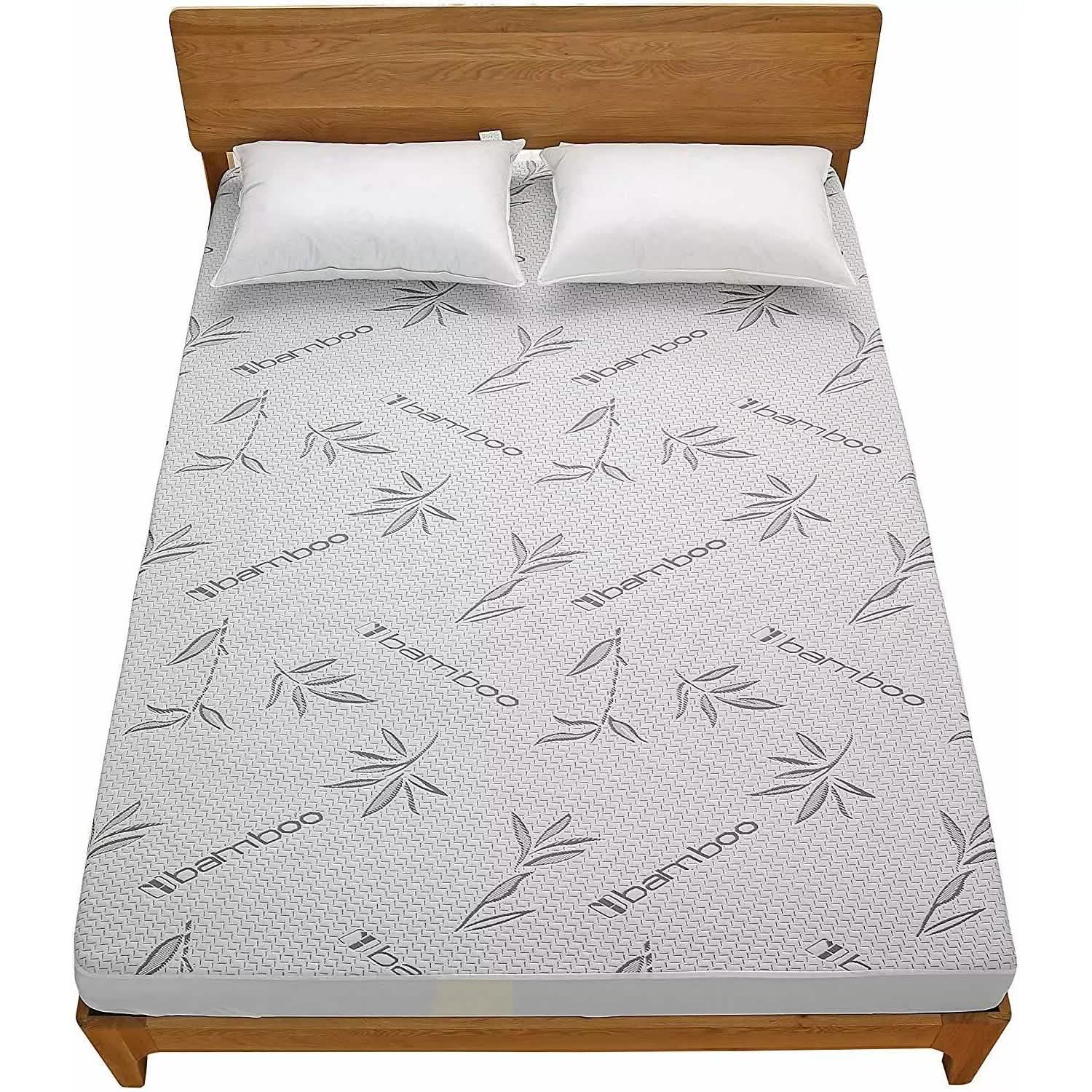 Bed Bath Fashions Premium Bamboo Waterproof Fitted Mattress Protector DailySale