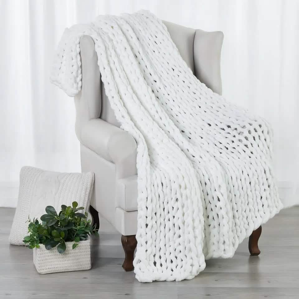 50" X 60" Kathy Ireland Chunky Chenille Plush Throw DailySale
