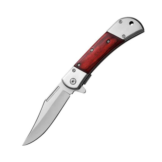 2-Pack: 3.75" Spring Assisted Knife W/ Drop Point Blade DailySale
