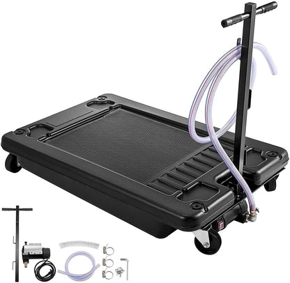 17 Gallon Low Profile Oil Drain with Electric Pump DailySale