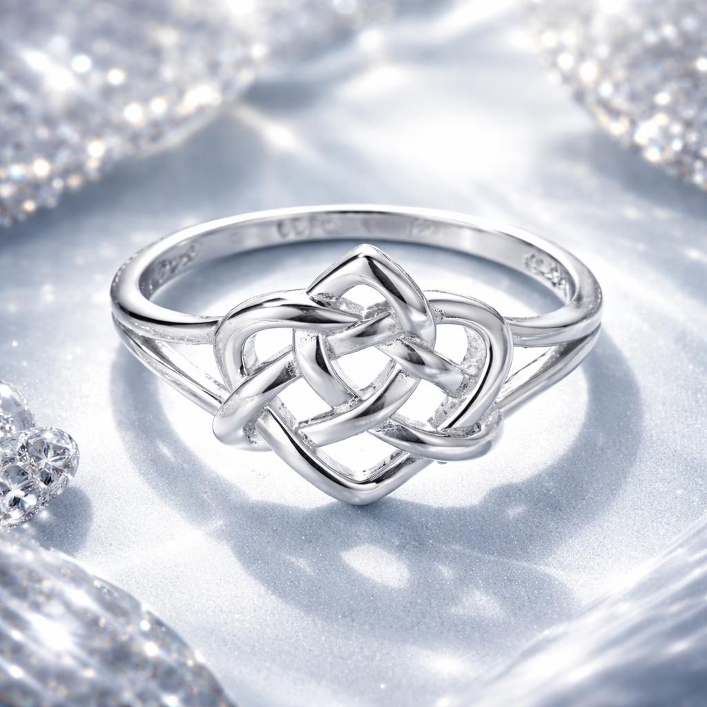925 Sterling Silver Ring Size 6.0 with Platinum Plating Bids.com