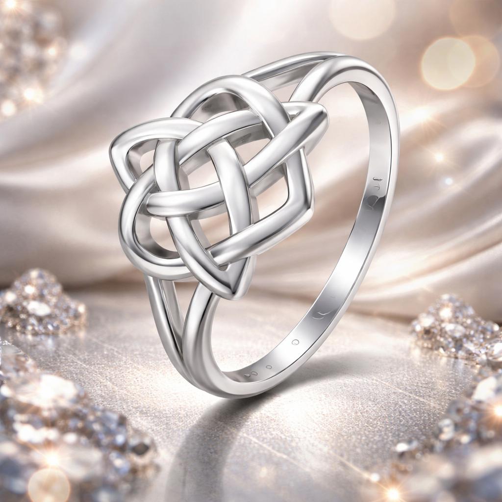 925 Sterling Silver Ring Size 6.0 with Platinum Plating Bids.com