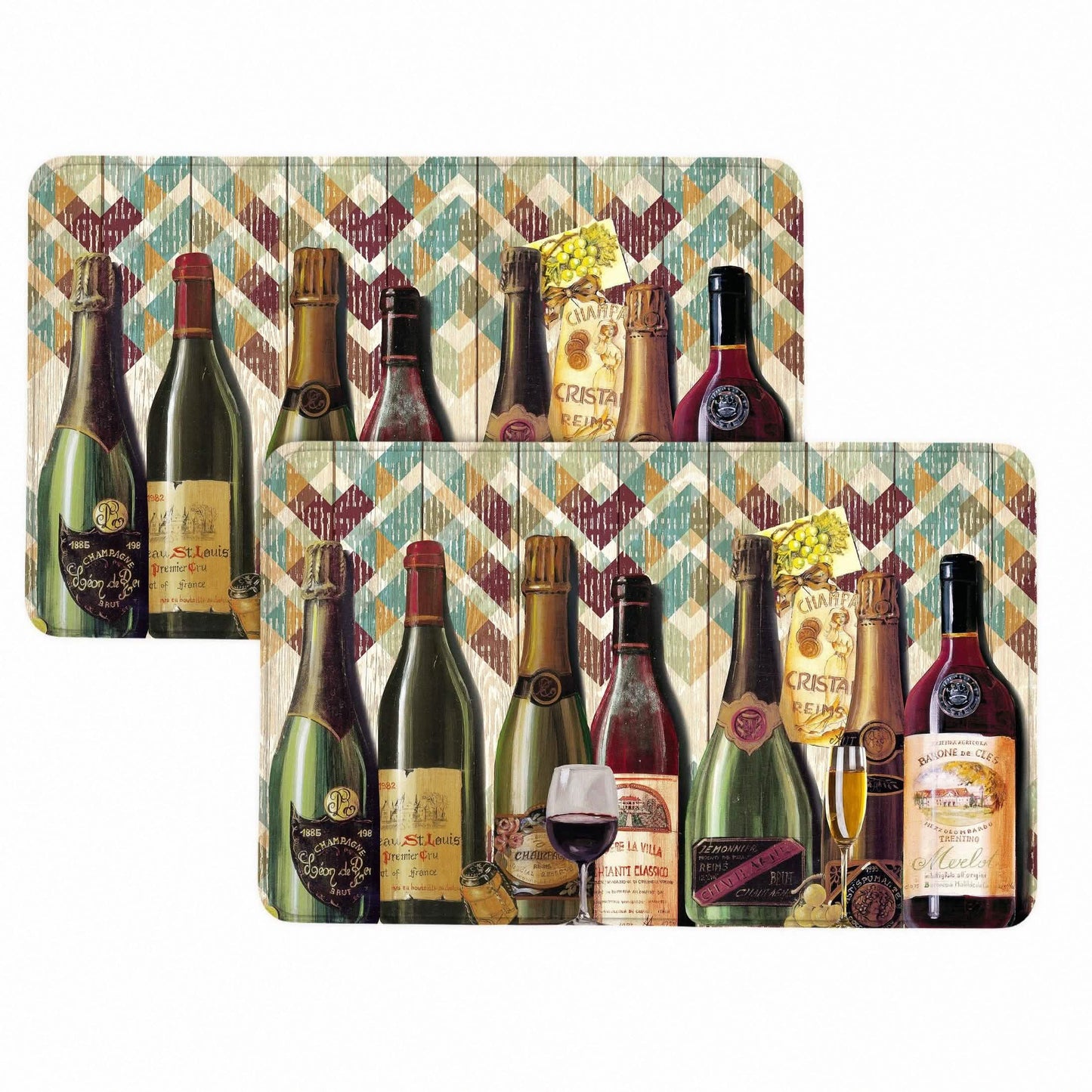 Bibb Home 1-2 Pack Anti Fatigue Cushioned Kitchen Mats DailySale