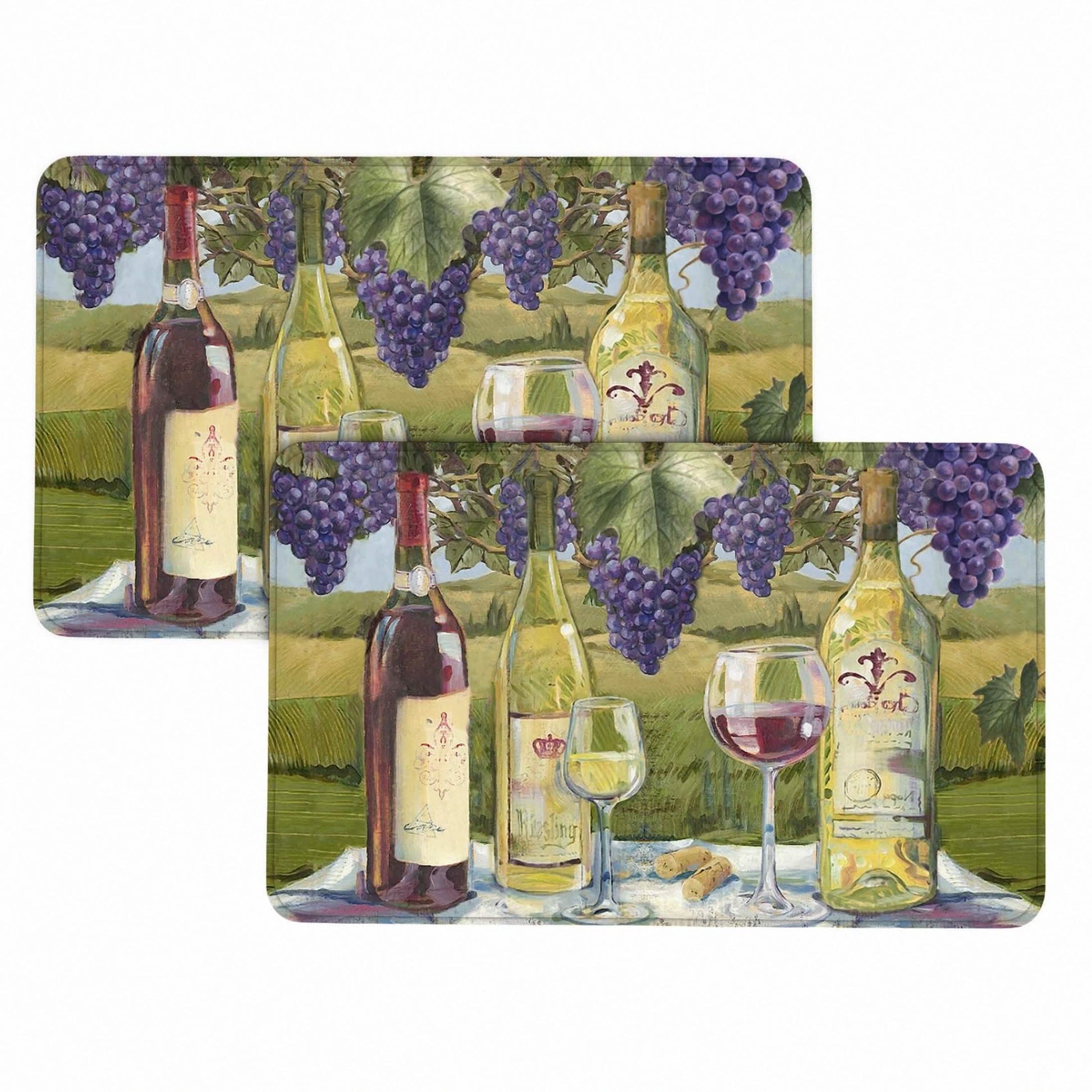 Bibb Home 1-2 Pack Anti Fatigue Cushioned Kitchen Mats DailySale