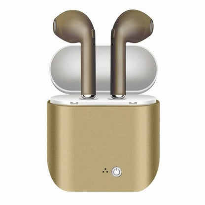 Metallic Wireless Earbuds & Charging Case Set DailySale