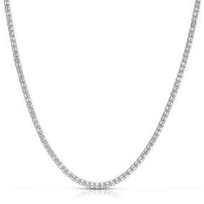 Ice Barrel Chain in 14k White Gold (3.14 mm) Bids.com
