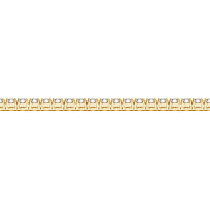 Lab Grown Round Diamond Tennis Bracelet in 14k Yellow Gold (5 cctw  F/G  VS2/SI1) Bids.com
