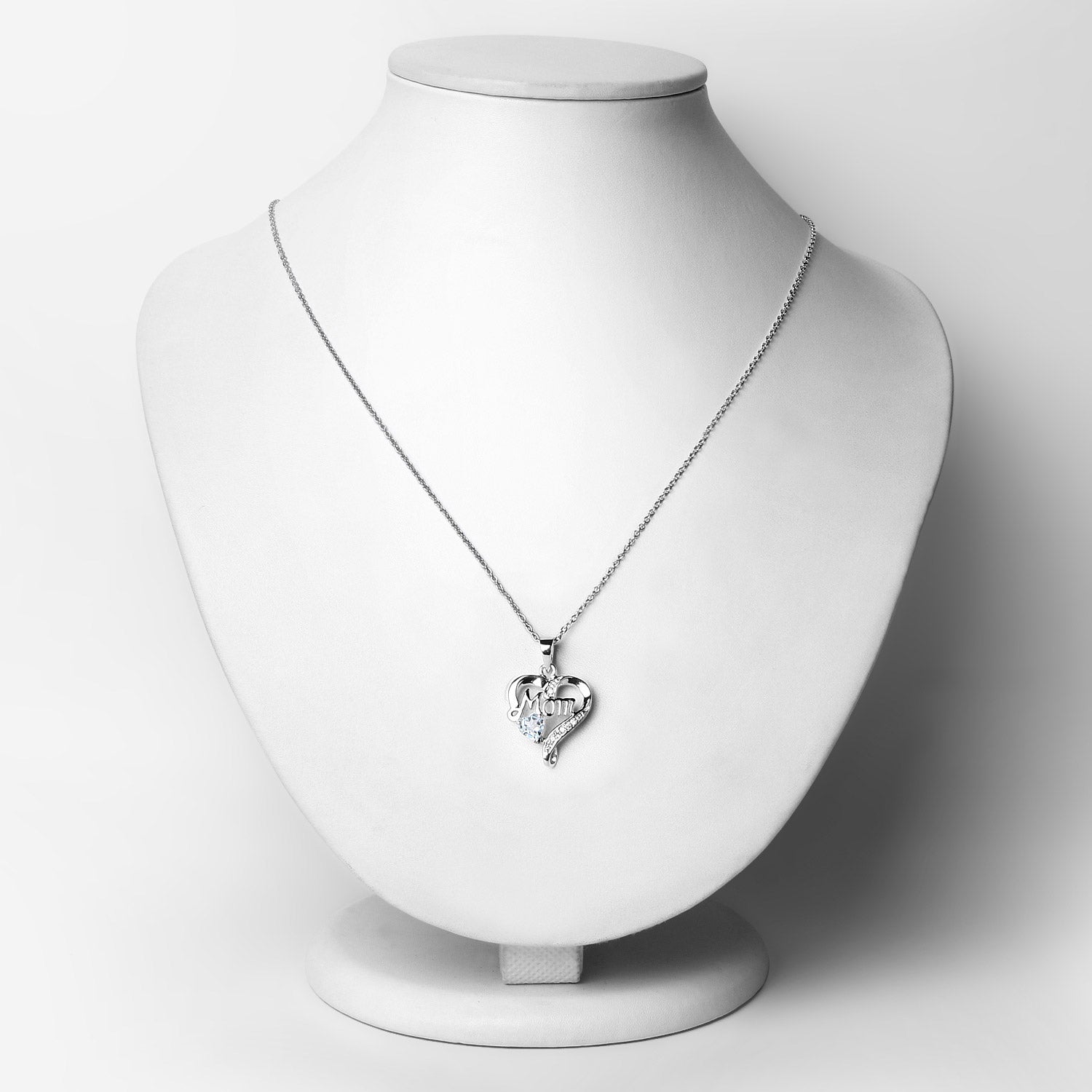0.54 Carat Genuine Blue Topaz and White Topaz .925 Sterling Silver Pendant Bids.com