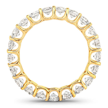2.52 Carat Genuine Lab Grown Diamond 14K Yellow Gold Ring Bids.com